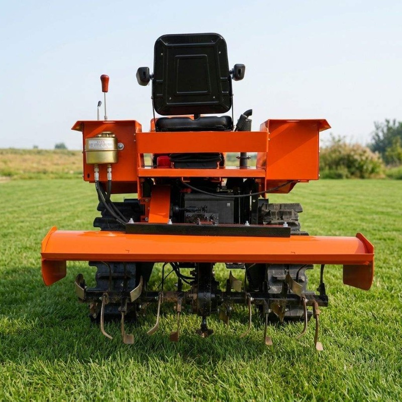 크롤러 4륜 구동 로터리 경운기 35HP 크롤러 트랙터 - Agriculture Farming Working 리뷰 및 가격